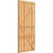 Ekena Millwork Framed Board-n-Batten Shutters w/Z-Bar, Rough Sawn Western Red Cedar, 32 1/4W x 69H, PR RBF06Z32X069RWR - alternate 5